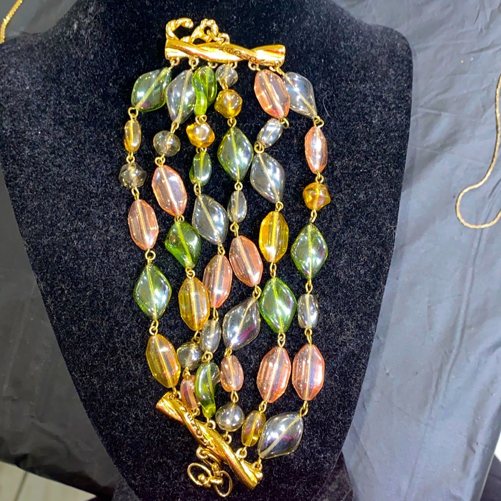 Vintage Givency beaded bracelet